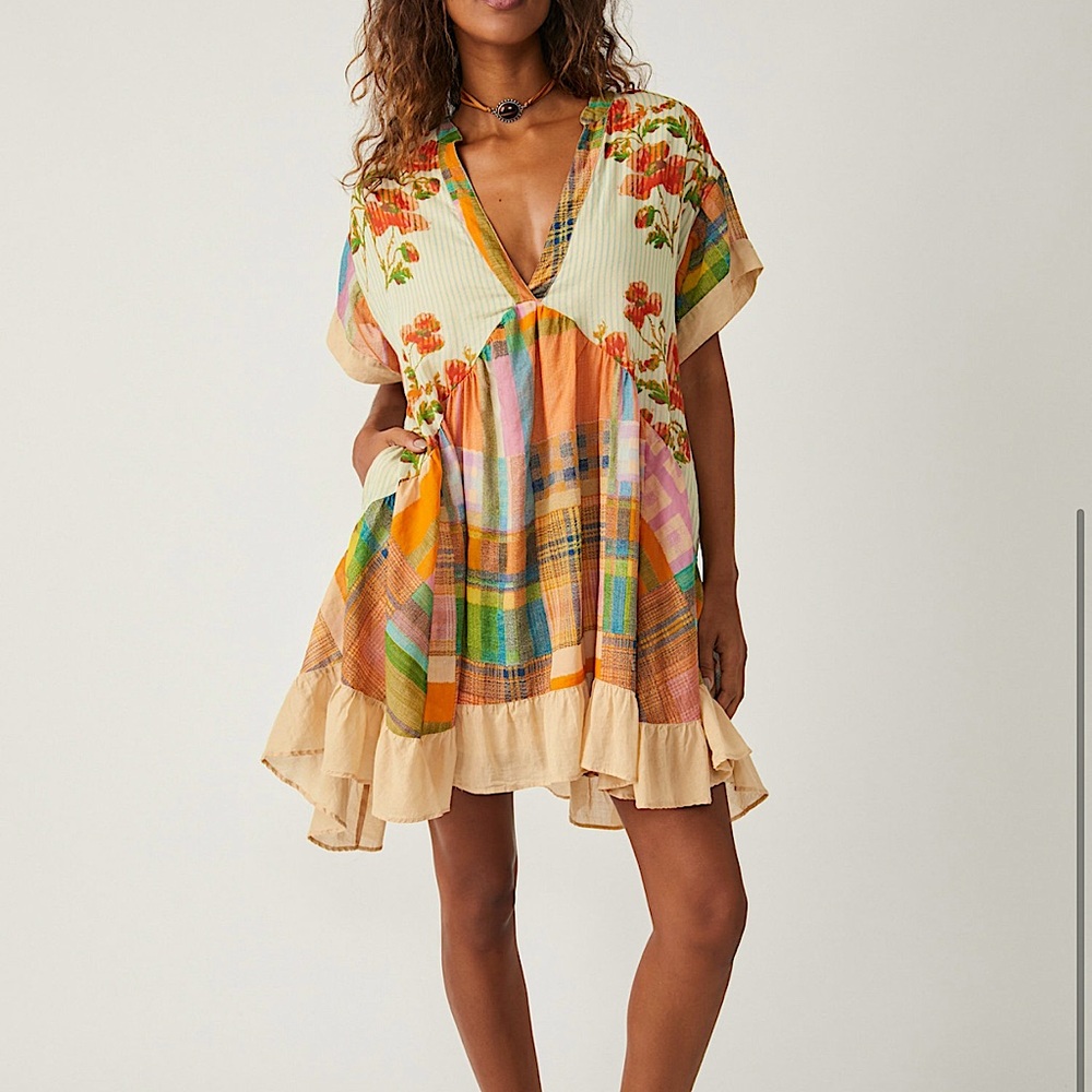 FREE PEOPLE PRINTED AGNES DRESS